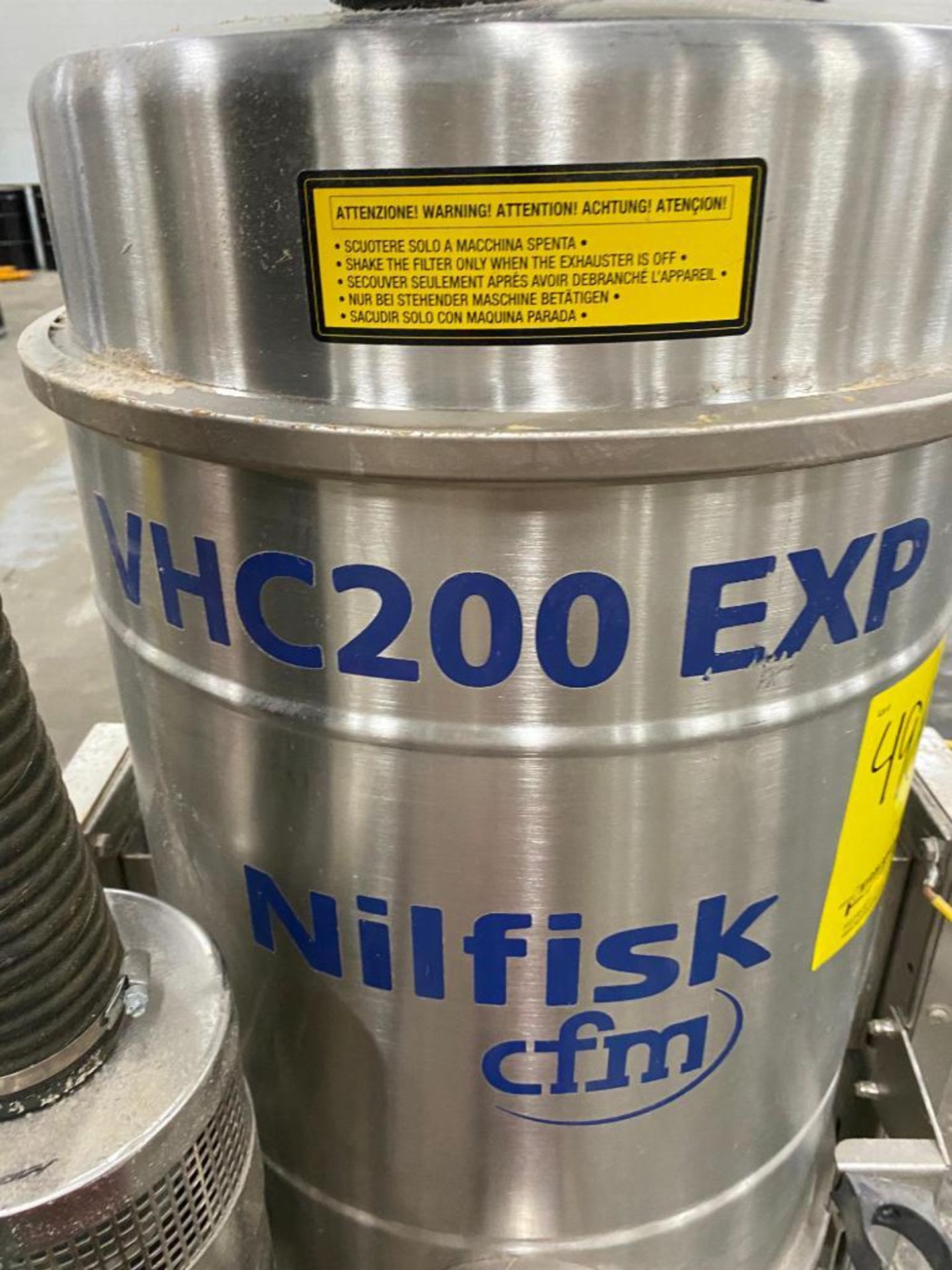 Nilfisk VHC 200 EXP Pneumatic Vacuum - Image 2 of 2