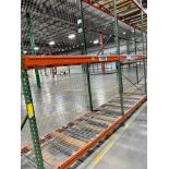 (5) Sections of Pallet Racking; (6) 14' x 42" D Uprights, (30) 4-1/2" x 96" Horizontal Beams, & Wire