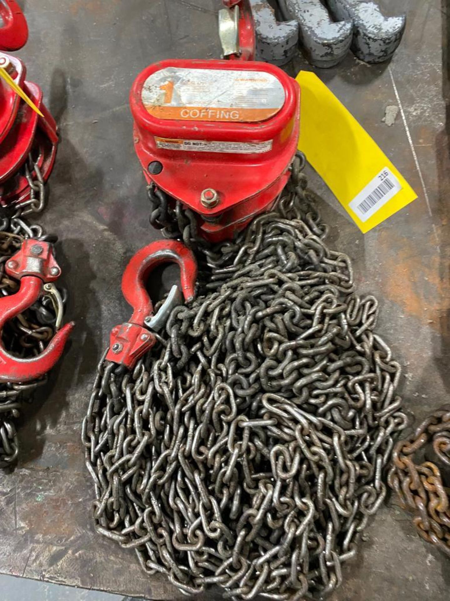 Coffing 1-Ton Chain Hoist, Model LHH-1B