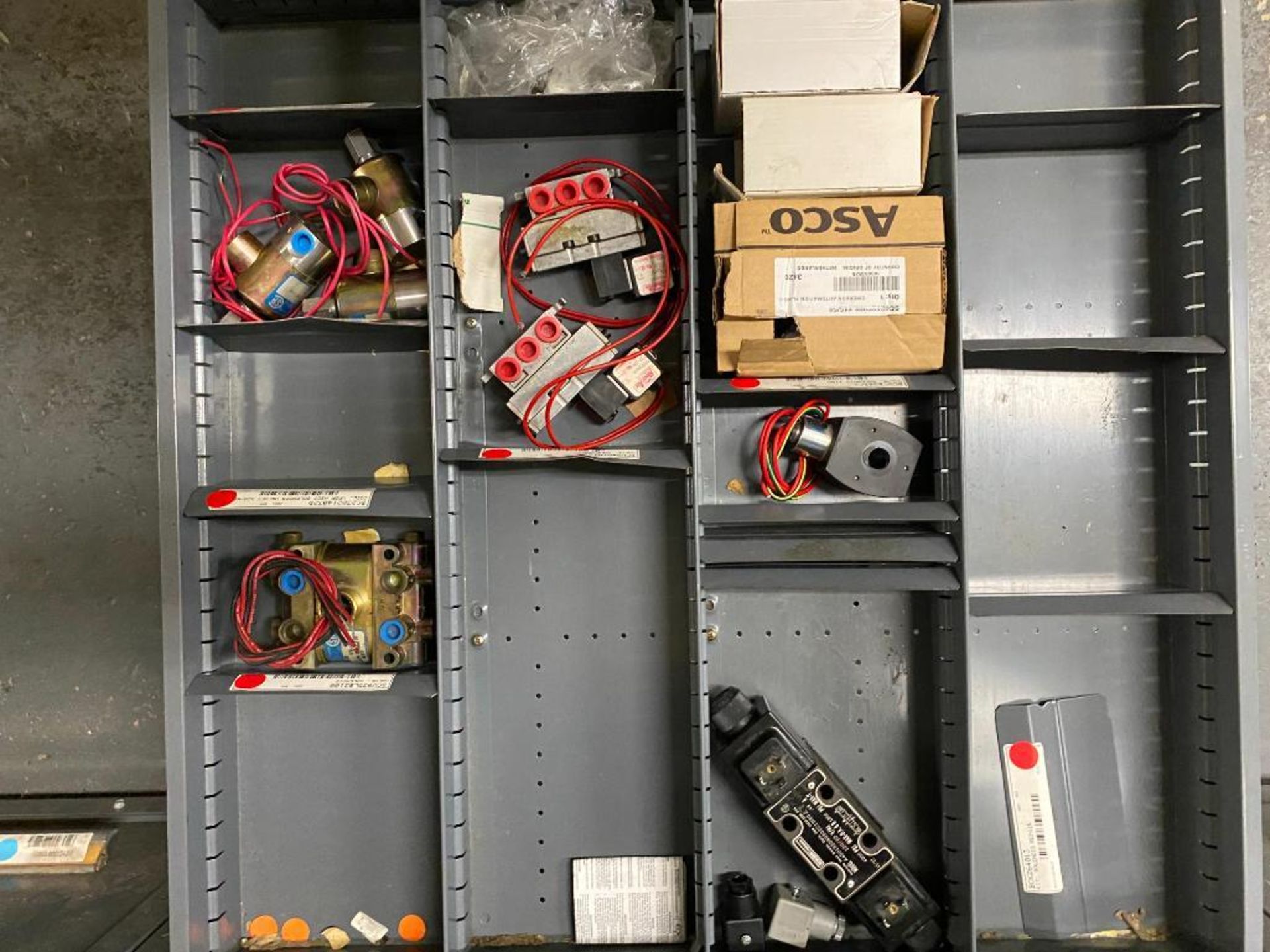 (3) Equipto Cabinets & Contents of Solenoids, Connectors, & Relays - Image 5 of 10