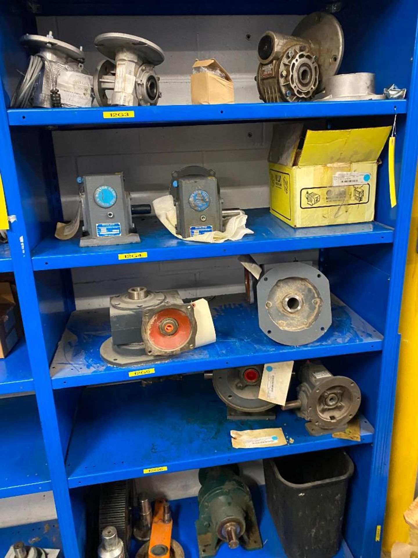 (3) Sections of Shelving & Contents of Gearboxes, Bearings, & Fly Wheels - Image 5 of 5