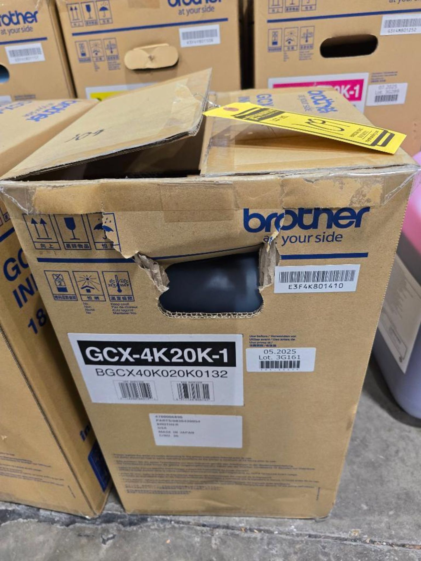 Brother GCX-4K20K-1 Black Ink, 18-Liter Container, Innobella Textile, GTX Pro/GTX600 Series