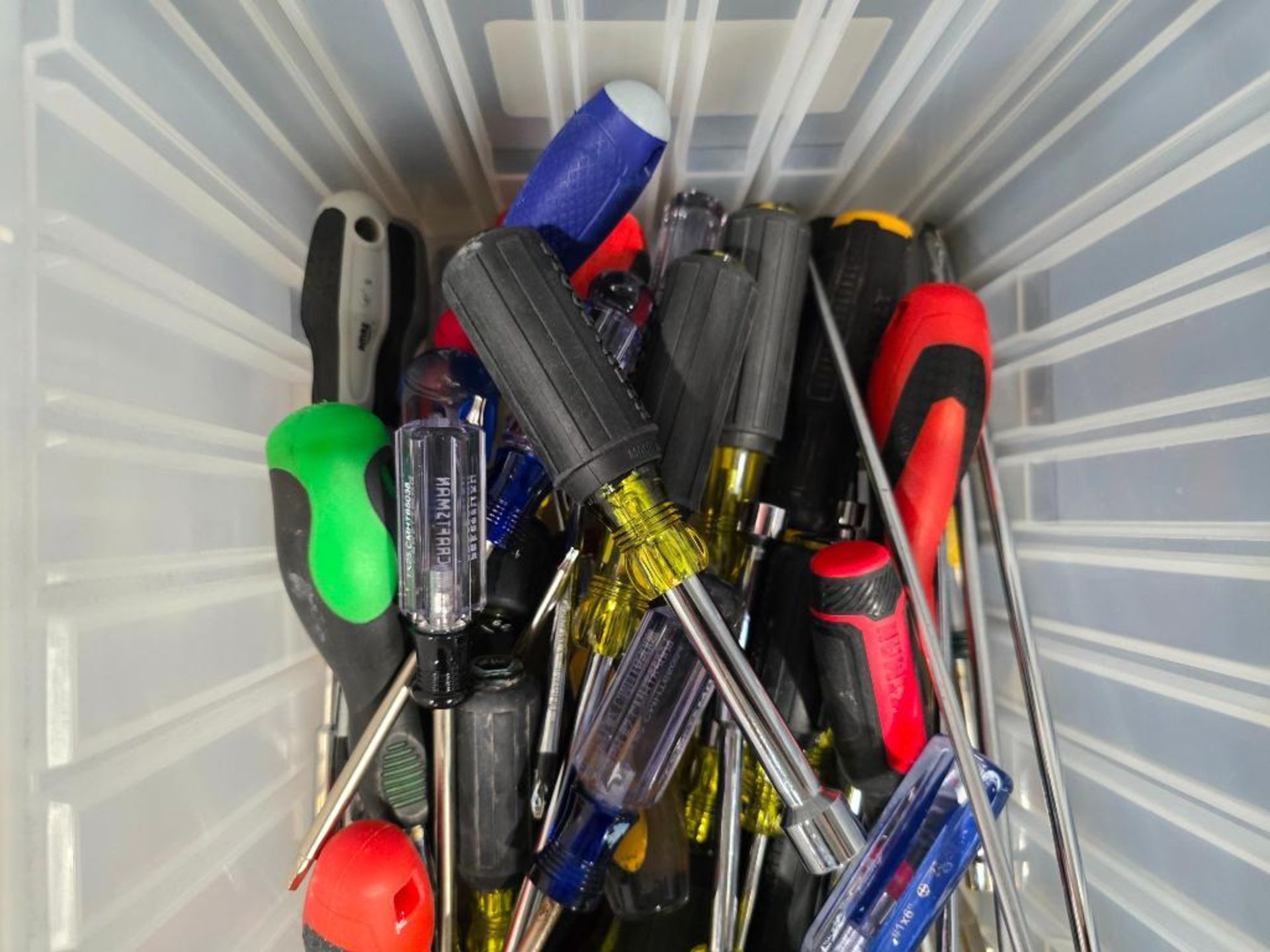Tote of Screw Drivers & Nut Drivers - Image 6 of 7
