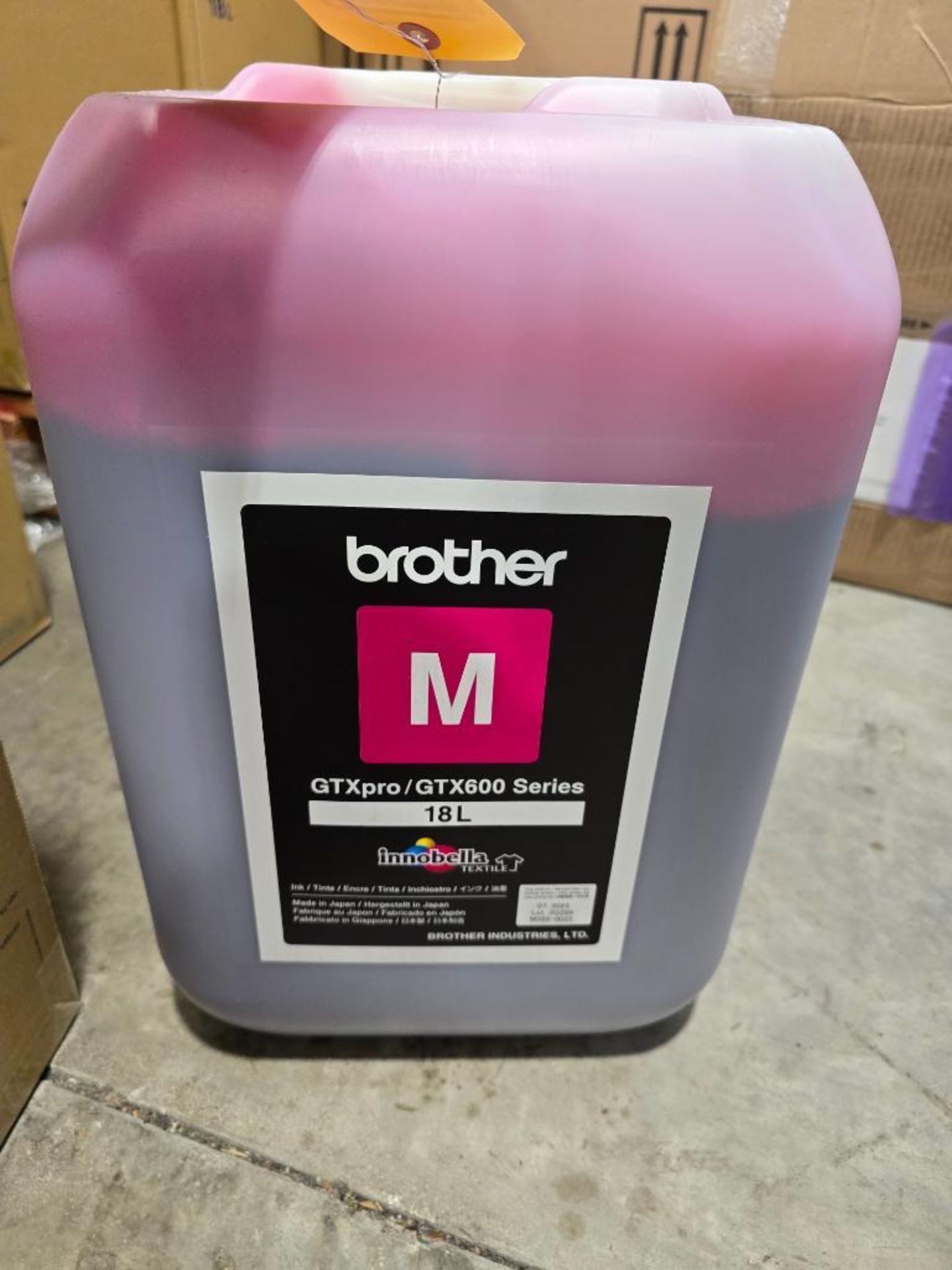 Brother GCX-4M20K-1 Red Ink, 18-Liter Container, Innobella Textile, GTX Pro/GTX600 Series