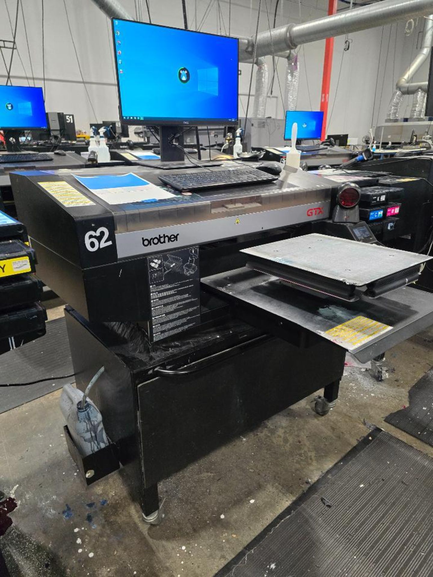 2018 Brother GTX-422 DTG (Direct to Garment) Printer, Twin Head, 6-Color, Textile & Water Based Pigm - Bild 2 aus 9
