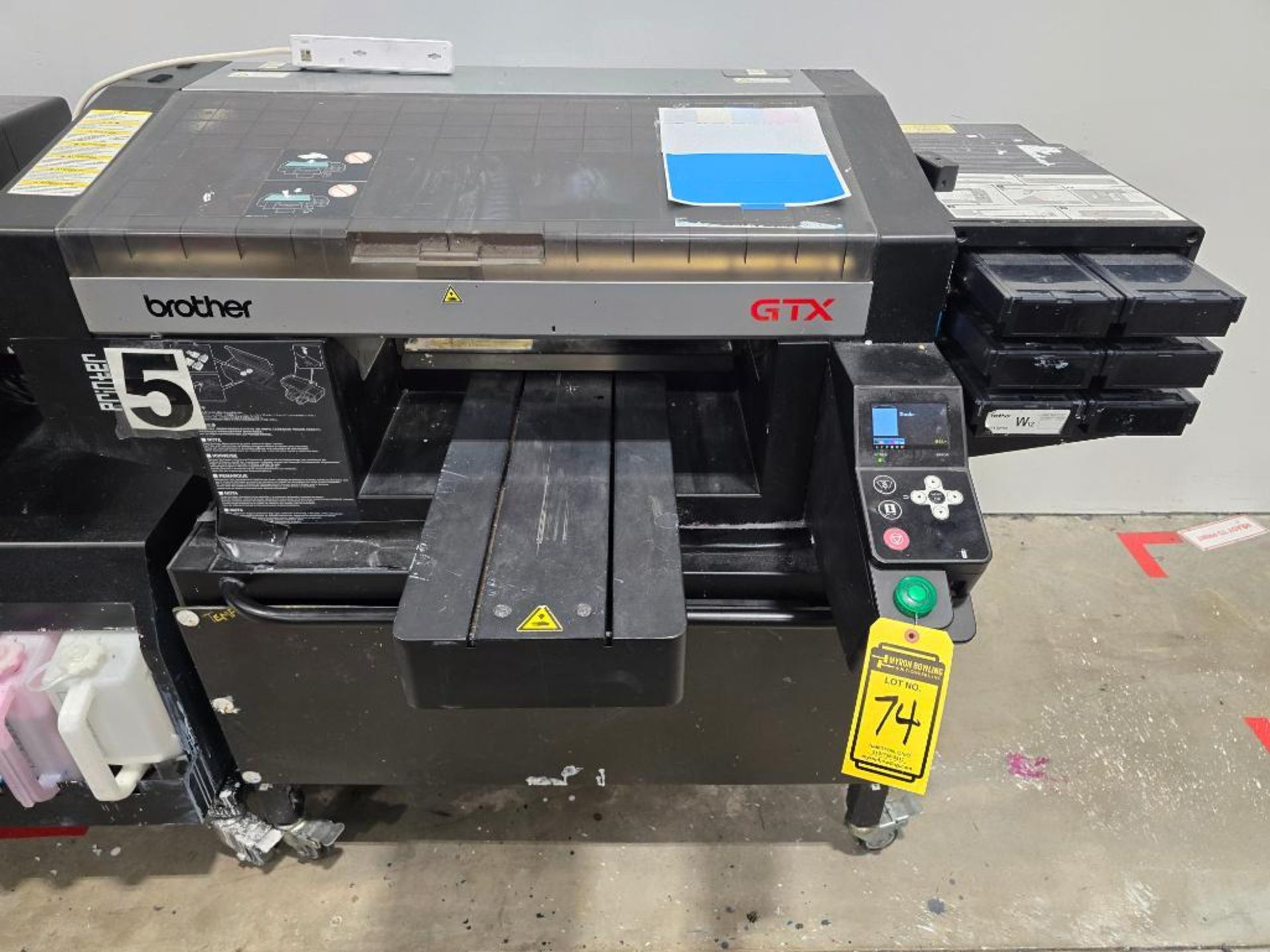 2018 Brother GTX-422 DTG (Direct to Garment) Printer, Twin Head, 6-Color, Water Based Pigmented Ink,