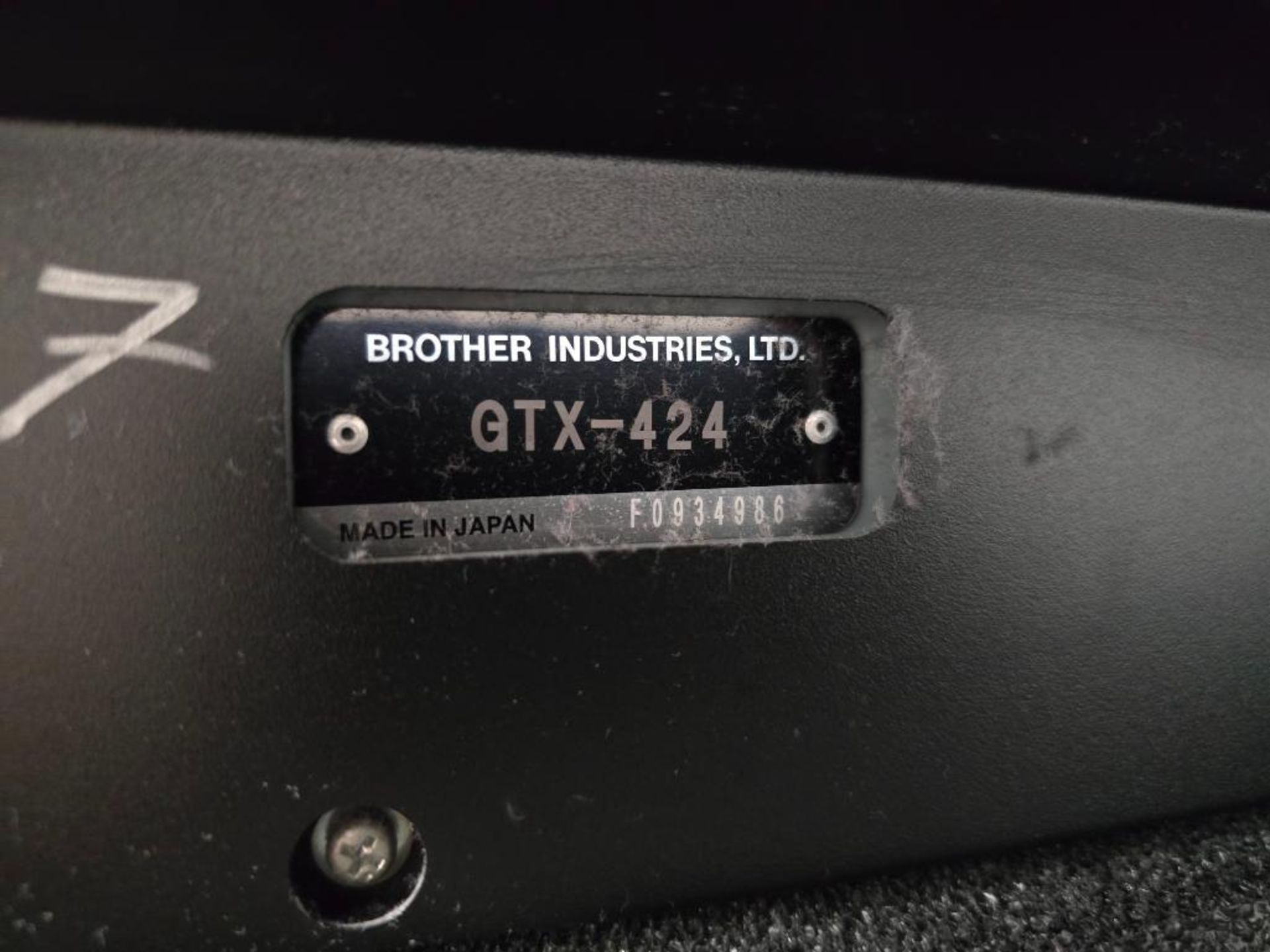 2022 Brother GTX-424 Pro-B DTG (Direct to Garment) Printer, Twin Head, 5-Color, Water Based Pigmente - Image 8 of 8