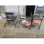 (5) Metro Rack Shipping Carts