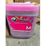 Firebird Red Magenta Textile Ink, 20-Liter Container, Product: TM-225