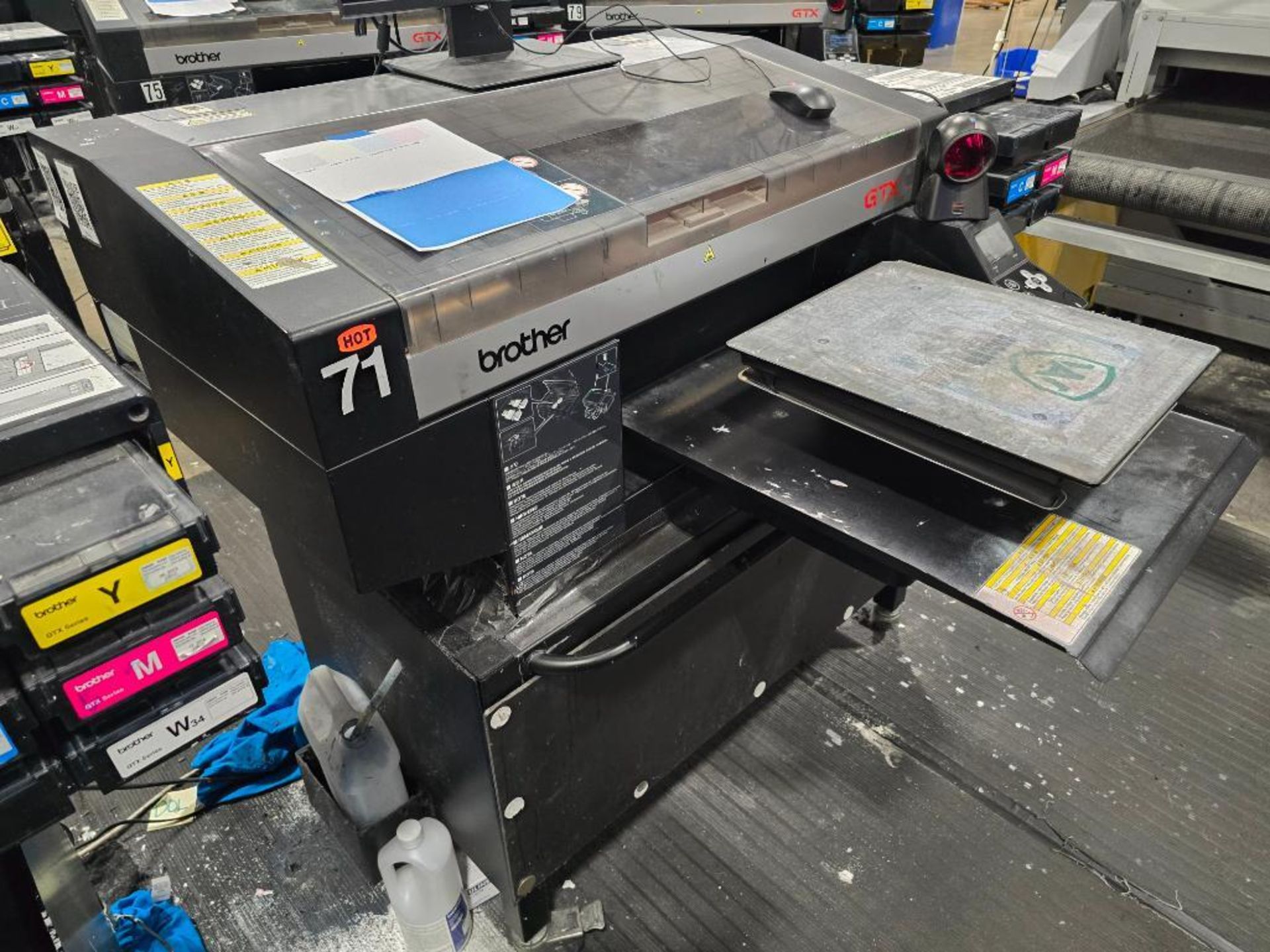 2018 Brother GTX-422 DTG (Direct to Garment) Printer, Twin Head, 6-Color, Water Based Pigmented Ink, - Image 3 of 10