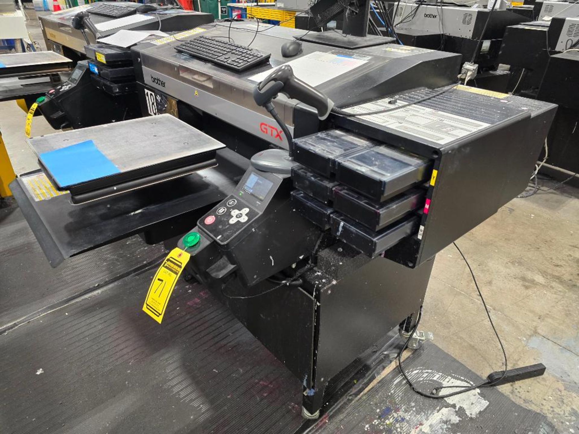 2018 Brother GTX-422 DTG (Direct to Garment) Printer, Twin Head, 6-Color, Water Based Pigmented Ink, - Image 3 of 11