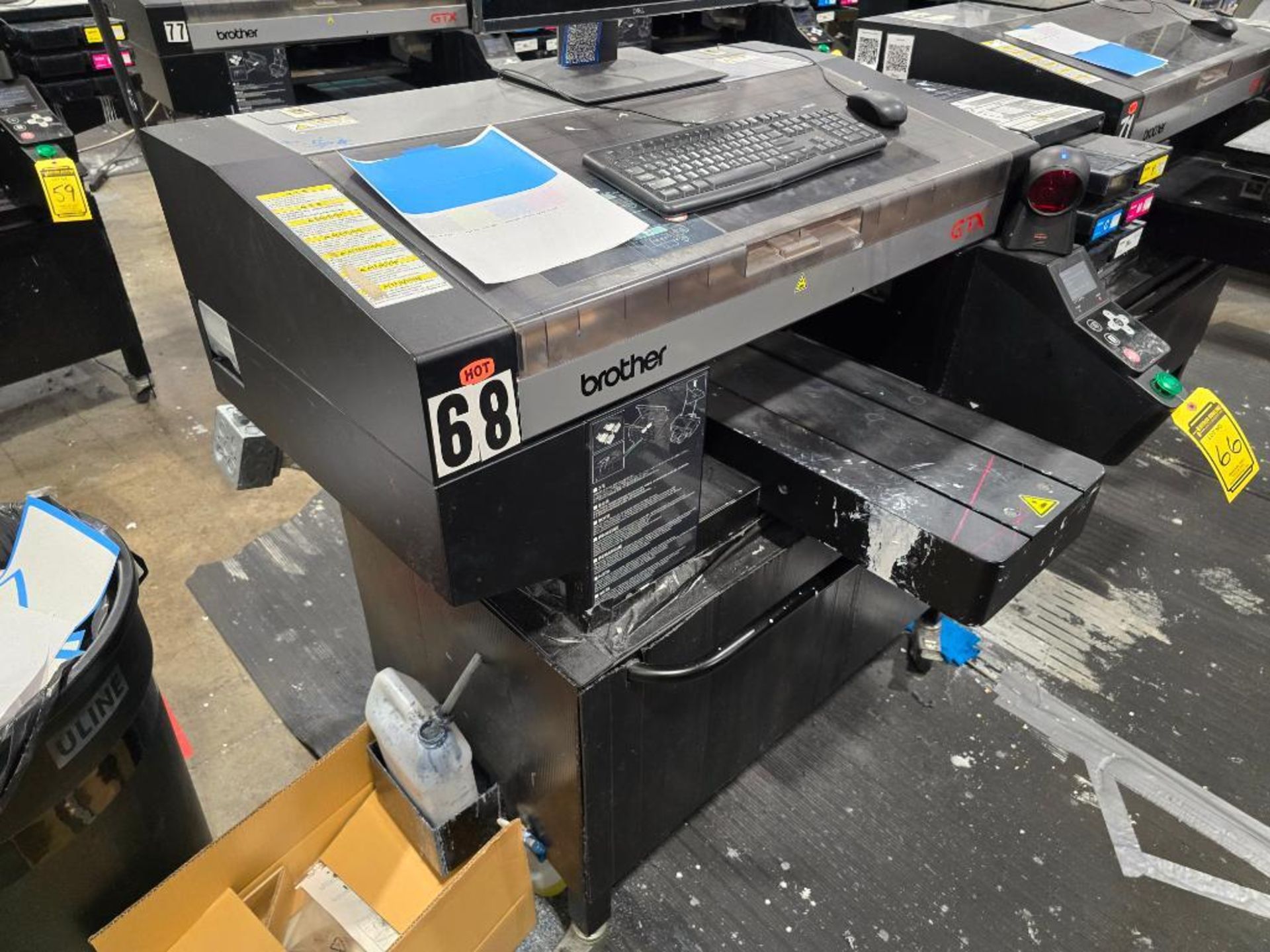 2018 Brother GTX-422 DTG (Direct to Garment) Printer, Twin Head, 6-Color, Water Based Pigmented Ink, - Image 2 of 9