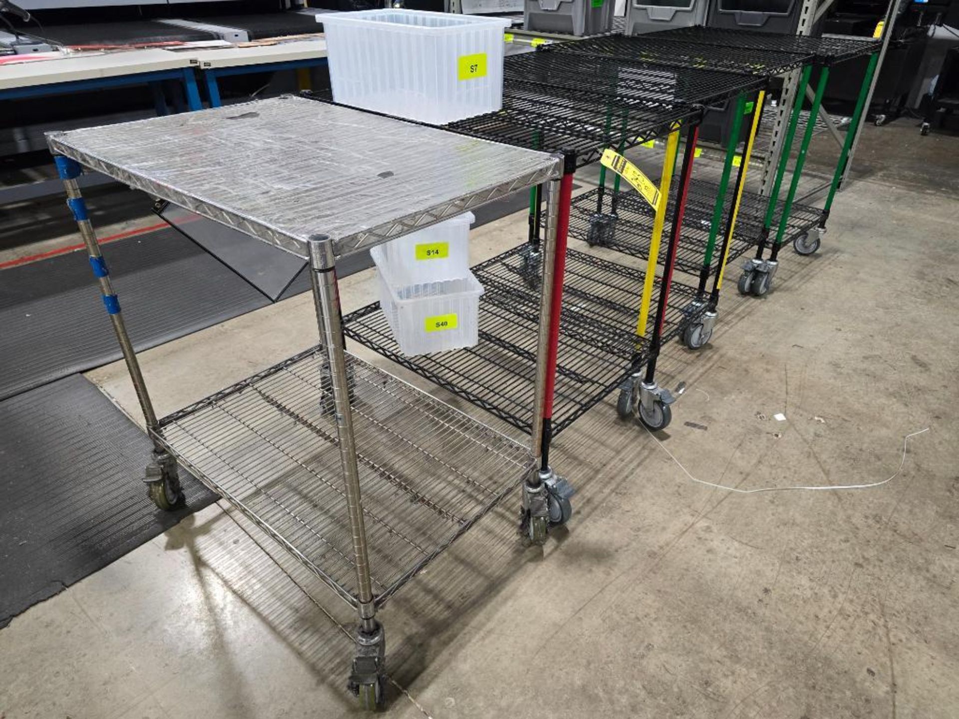 (5) 2-Tier Metro Rack Carts, 36" X 24"