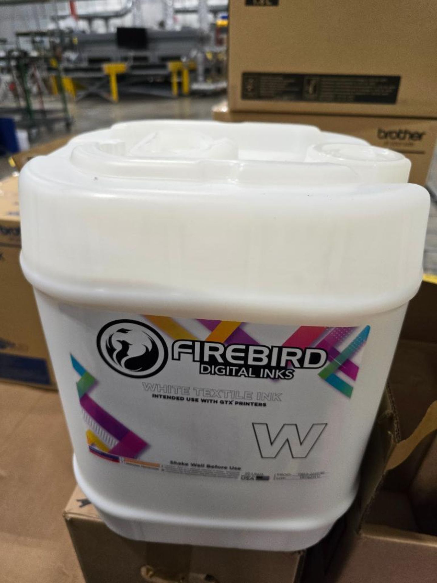 Firebird White Textile Ink, 20-Liter Container, Product: TW(J)-2220-92