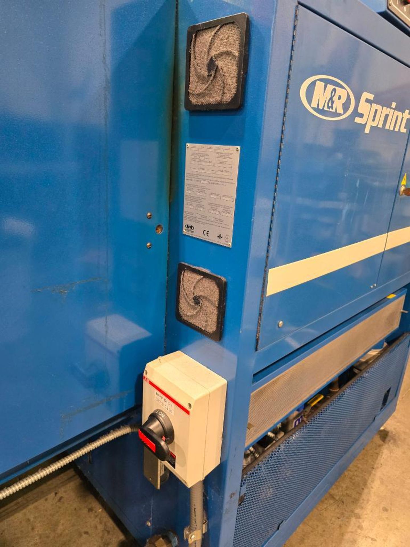 M&R Sprint 2000 Pass Through Modular Gas Dryer, 591/2 Net Belt, 3/4 HP Exhaust Motor, 40,000300