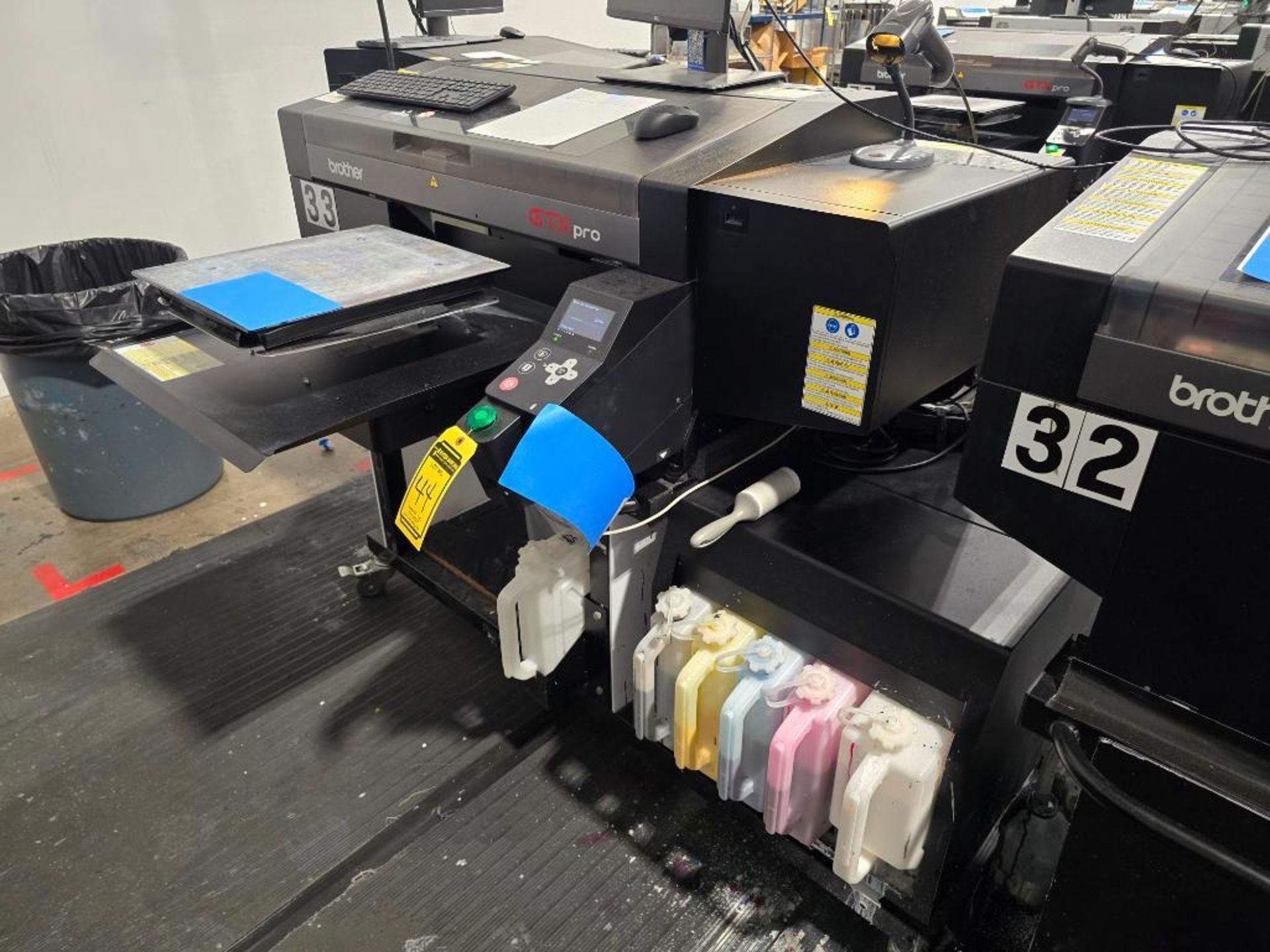 2022 Brother GTX-424 Pro-B DTG (Direct to Garment) Printer, Twin Head, 5-Color, Water Based Pigmente - Image 3 of 8