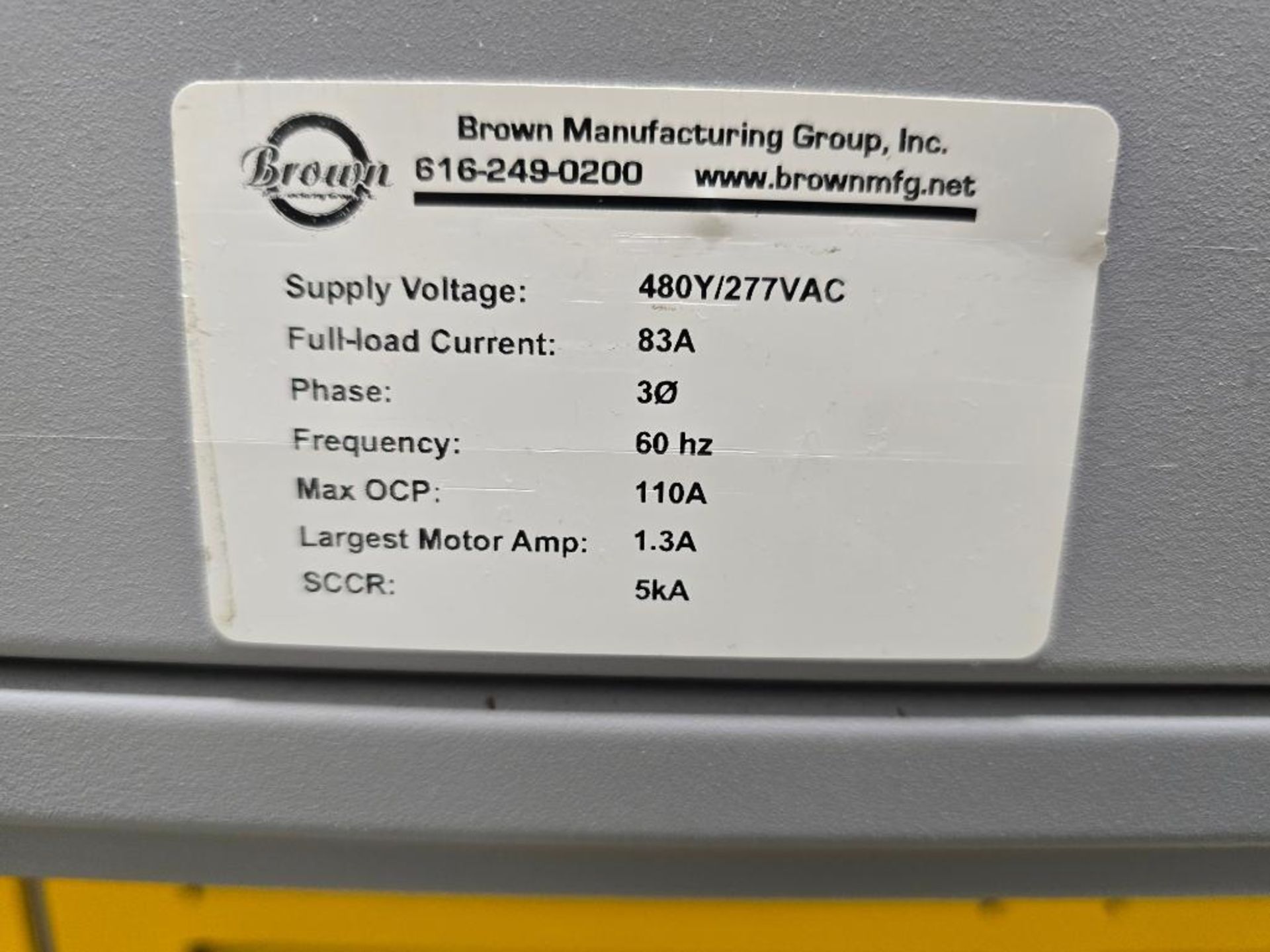 Brown Digital Firefly Pass Through DTG Garment Dryer, Model FY36X34534RAHRU-FRF, 3-Tunnel Pass Throu - Image 8 of 10
