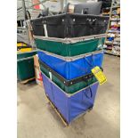 (5) Uline H-1806 6 Bushel Soft Sided Carts