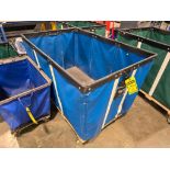 (3) Uline H-2099 16 & 24 Bushel Soft Sided Carts