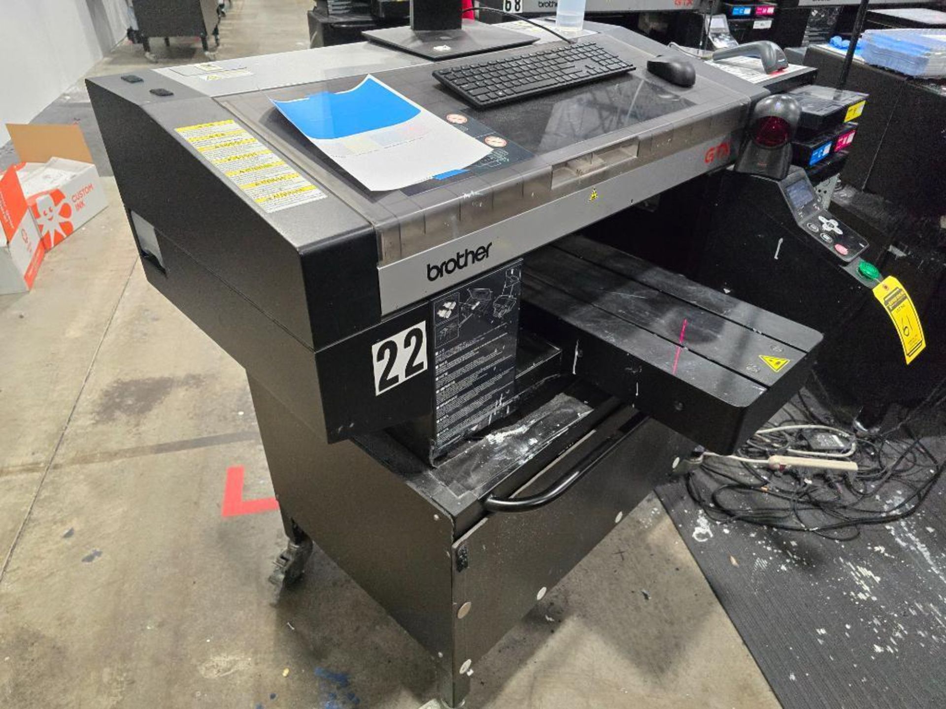 2018 Brother GTX-422 DTG (Direct to Garment) Printer, Twin Head, 6-Color, Water Based Pigmented Ink, - Image 2 of 10