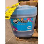 Firebird Blue Cyan Textile Ink, 20-Liter Container, Product: TC-215