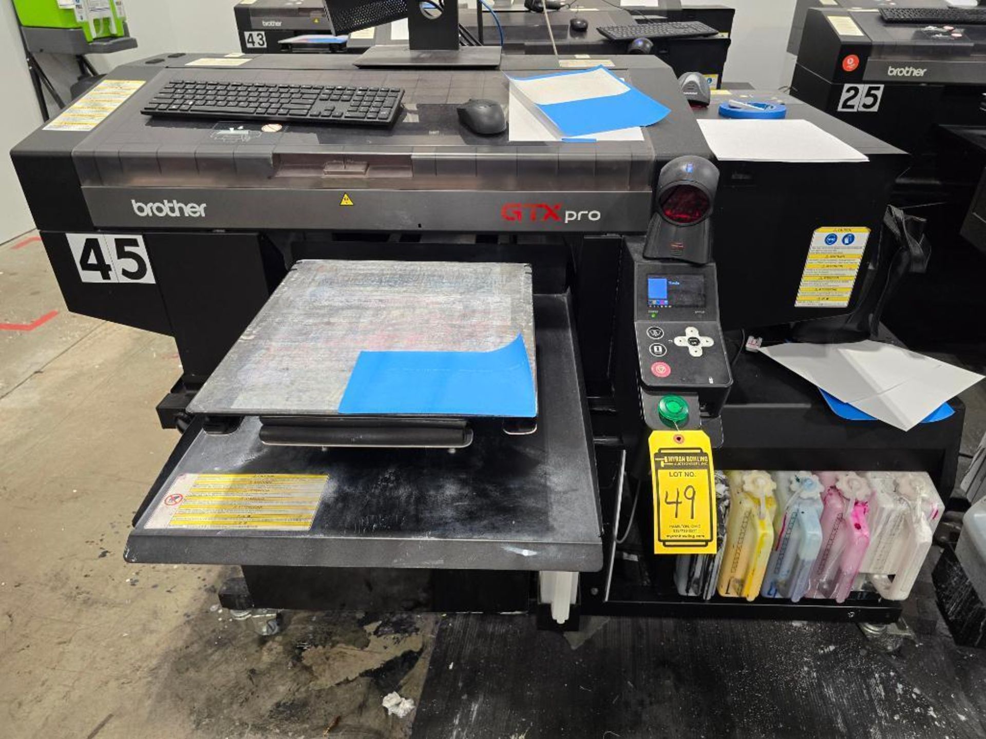 2022 Brother GTX-424 Pro-B DTG (Direct to Garment) Printer, Twin Head, 5-Color, Water Based Pigmente