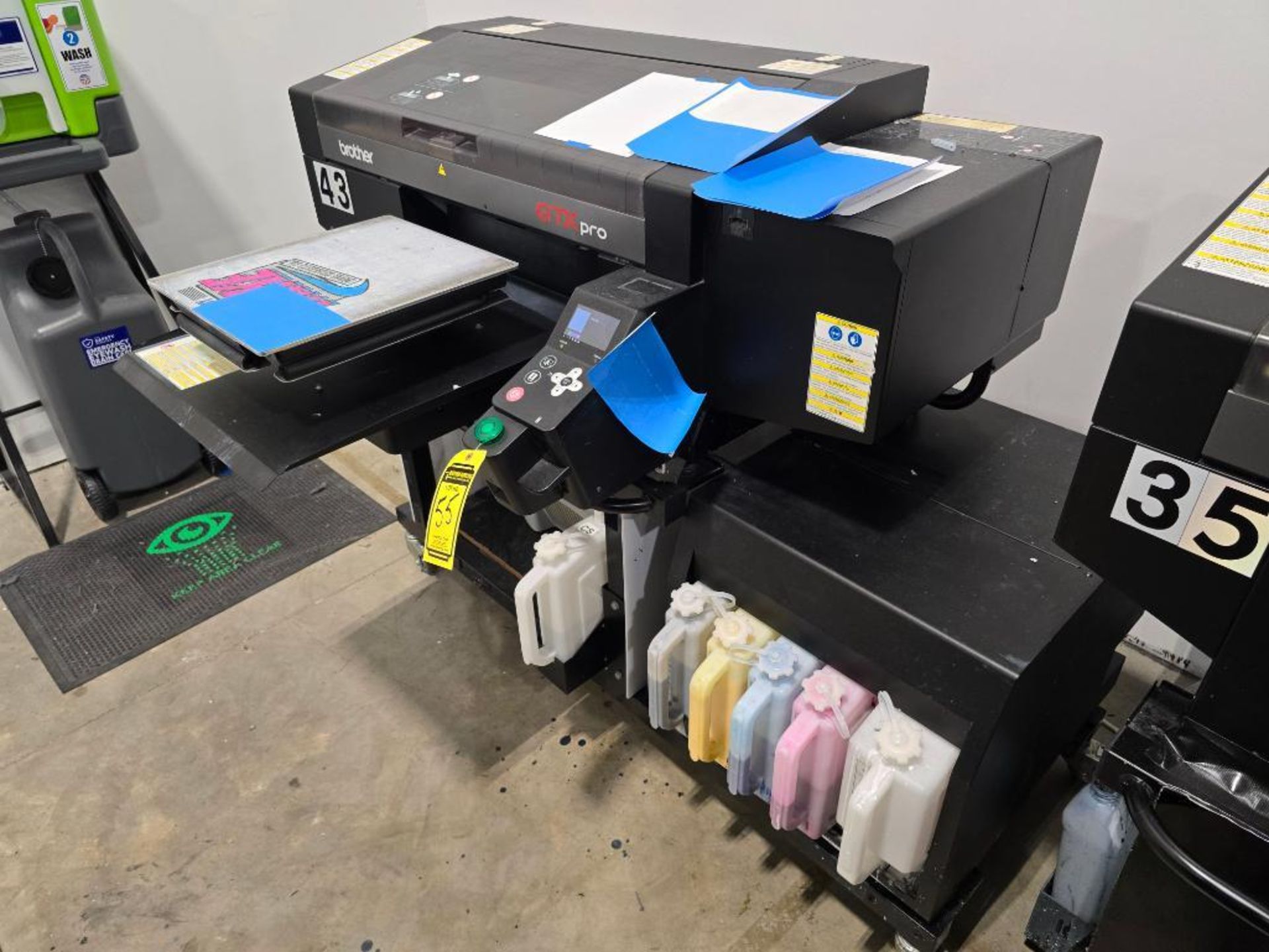 2022 Brother GTX-424 Pro-B DTG (Direct to Garment) Printer, Twin Head, 5-Color, Water Based Pigmente - Image 3 of 8