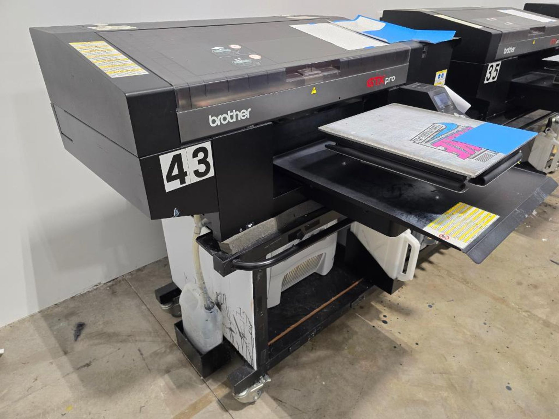 2022 Brother GTX-424 Pro-B DTG (Direct to Garment) Printer, Twin Head, 5-Color, Water Based Pigmente - Image 2 of 8