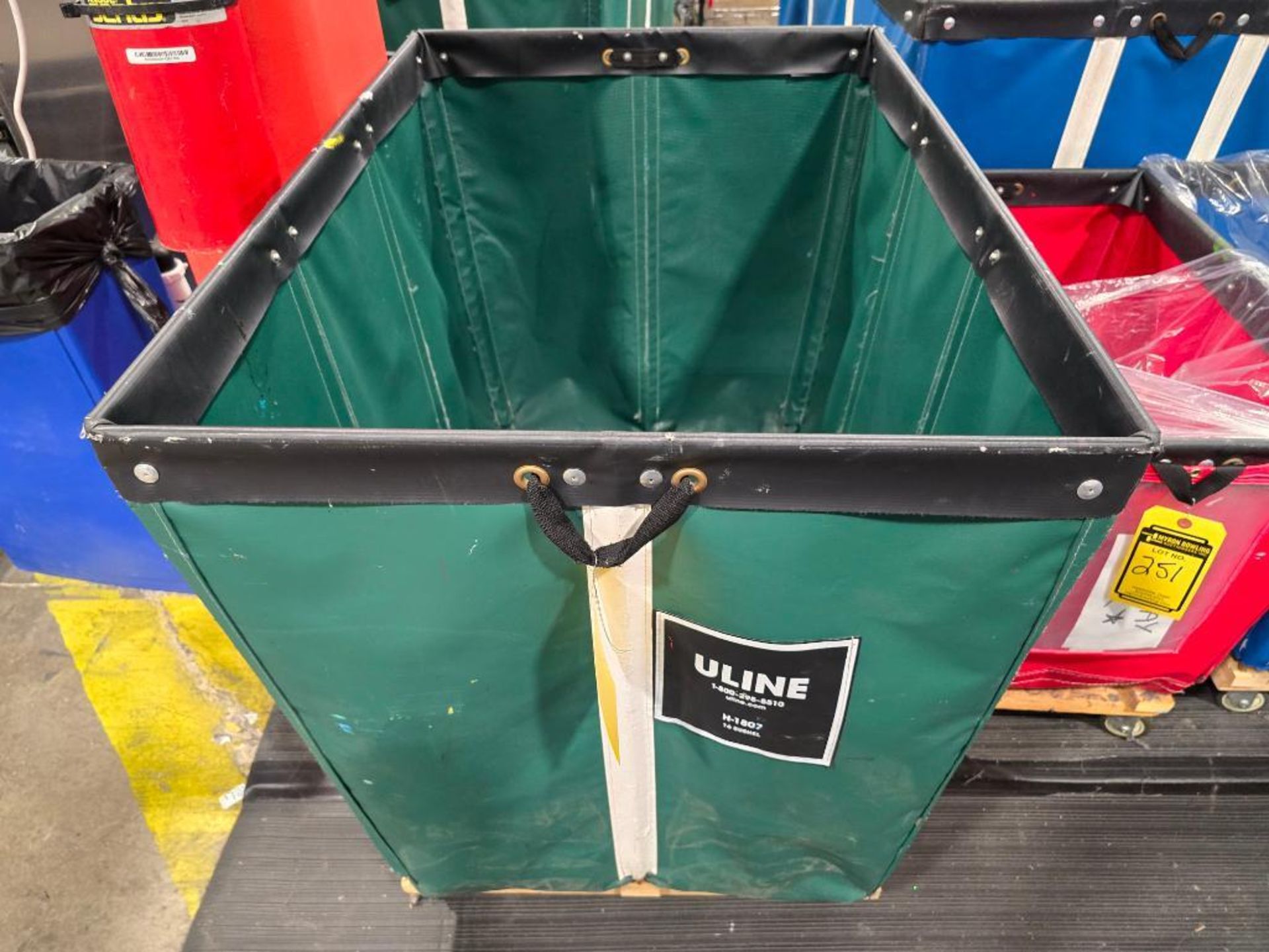 (3) Uline H-2099 16 & 24 Bushel Soft Sided Carts - Image 5 of 7