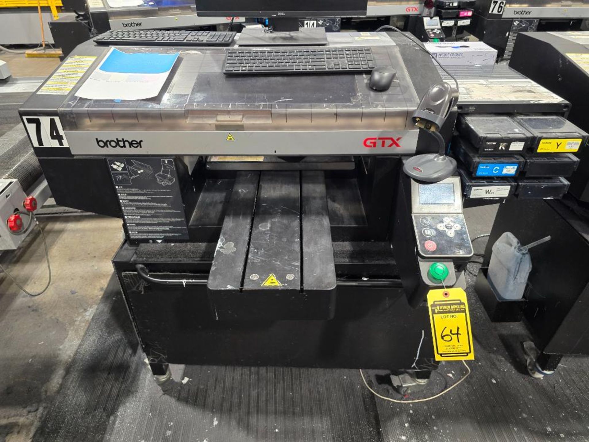 2018 Brother GTX-422 DTG (Direct to Garment) Printer, Twin Head, 6-Color, Water Based Pigmented Ink,