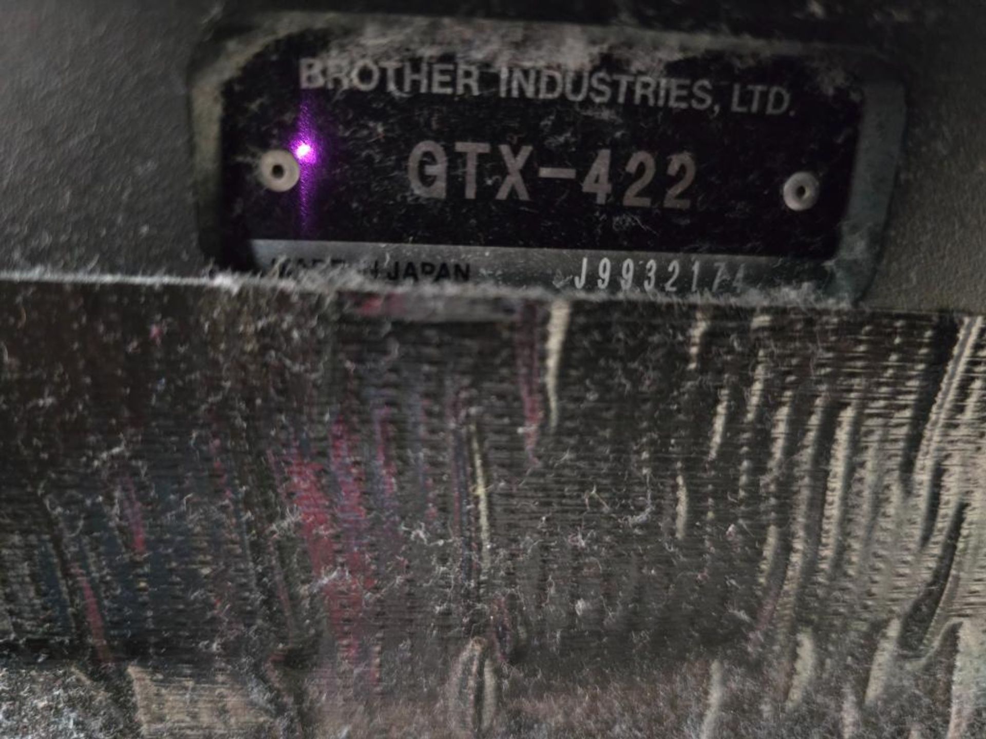 2018 Brother GTX-422 DTG (Direct to Garment) Printer, Twin Head, 6-Color, Water Based Pigmented Ink, - Image 5 of 10
