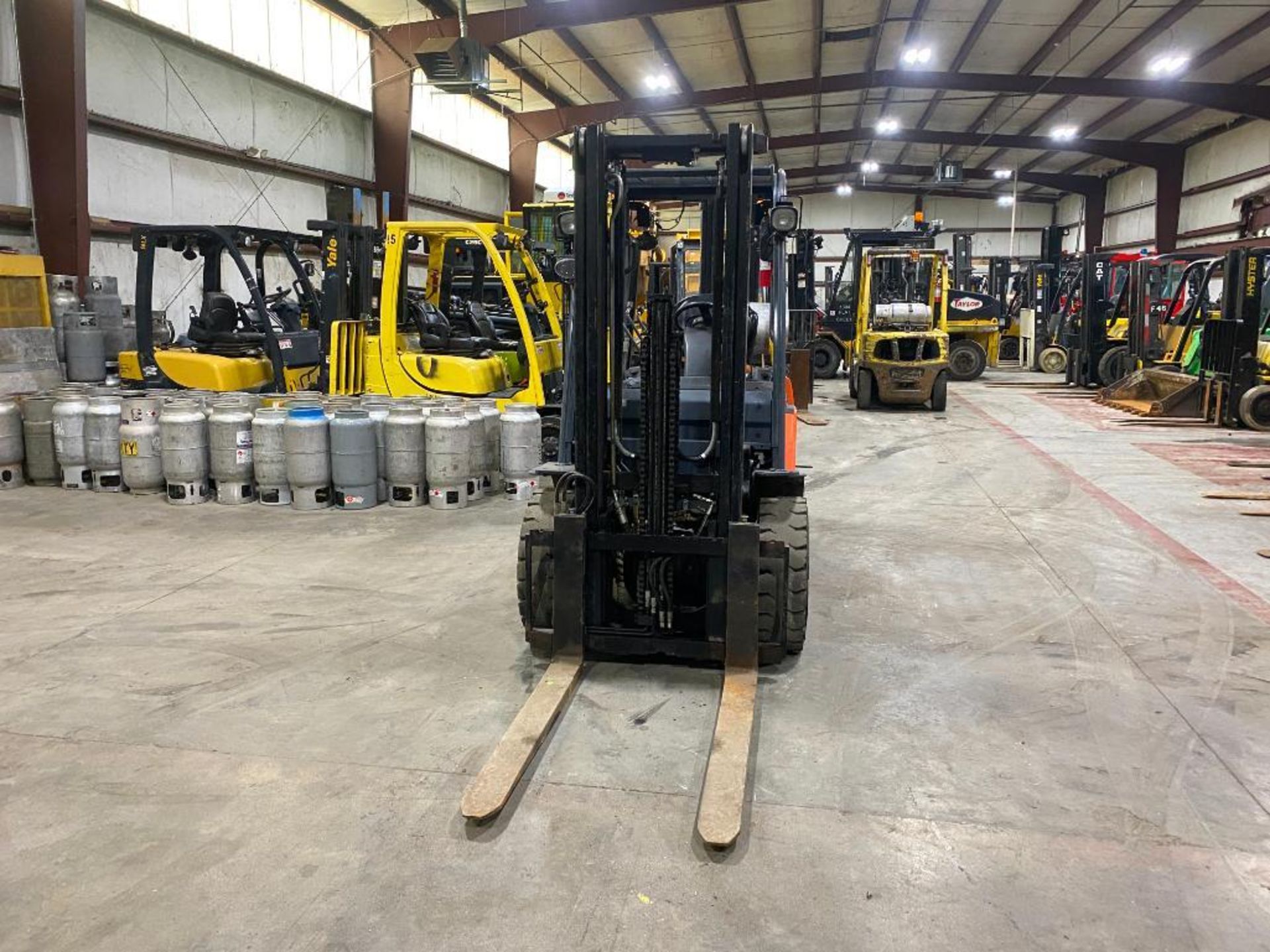2015 Toyota 6,000-LB. Capacity Forklift, Model 8FGU30, S/N 64348, LPG, Solid Pneumatic Tires, 2-Stag - Image 2 of 5