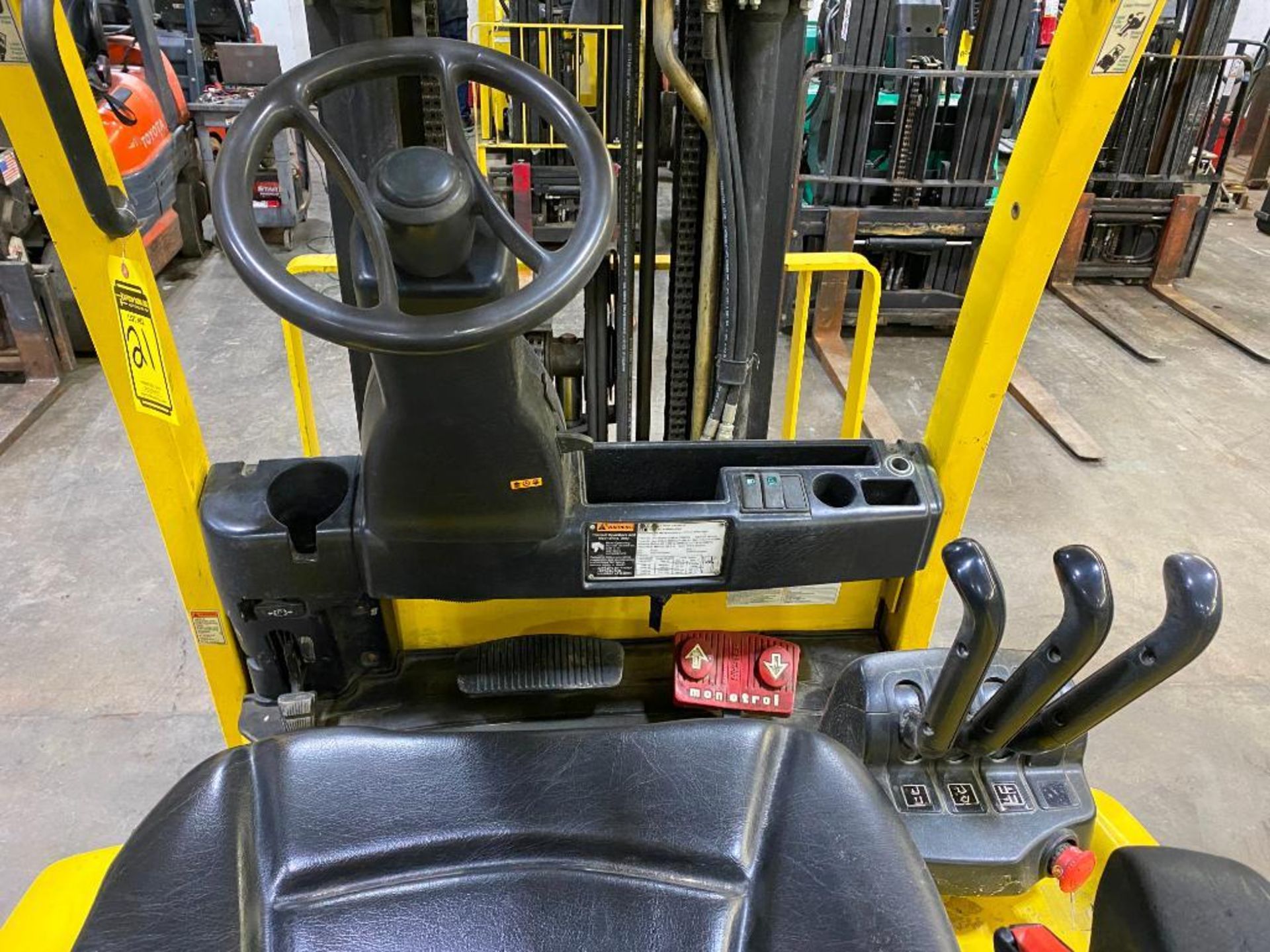 Hyster 5,500-LB. Capacity Forklift, Model E55XN-33, S/N A268N02370G, 48 Volt Battery, Cushion Tires, - Image 5 of 5
