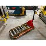 Pallet Jack w/ Battery Roller