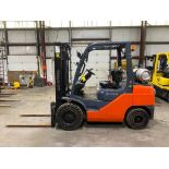 2015 Toyota 6,000-LB. Capacity Forklift, Model 8FGU30, S/N 64348, LPG, Solid Pneumatic Tires, 2-Stag