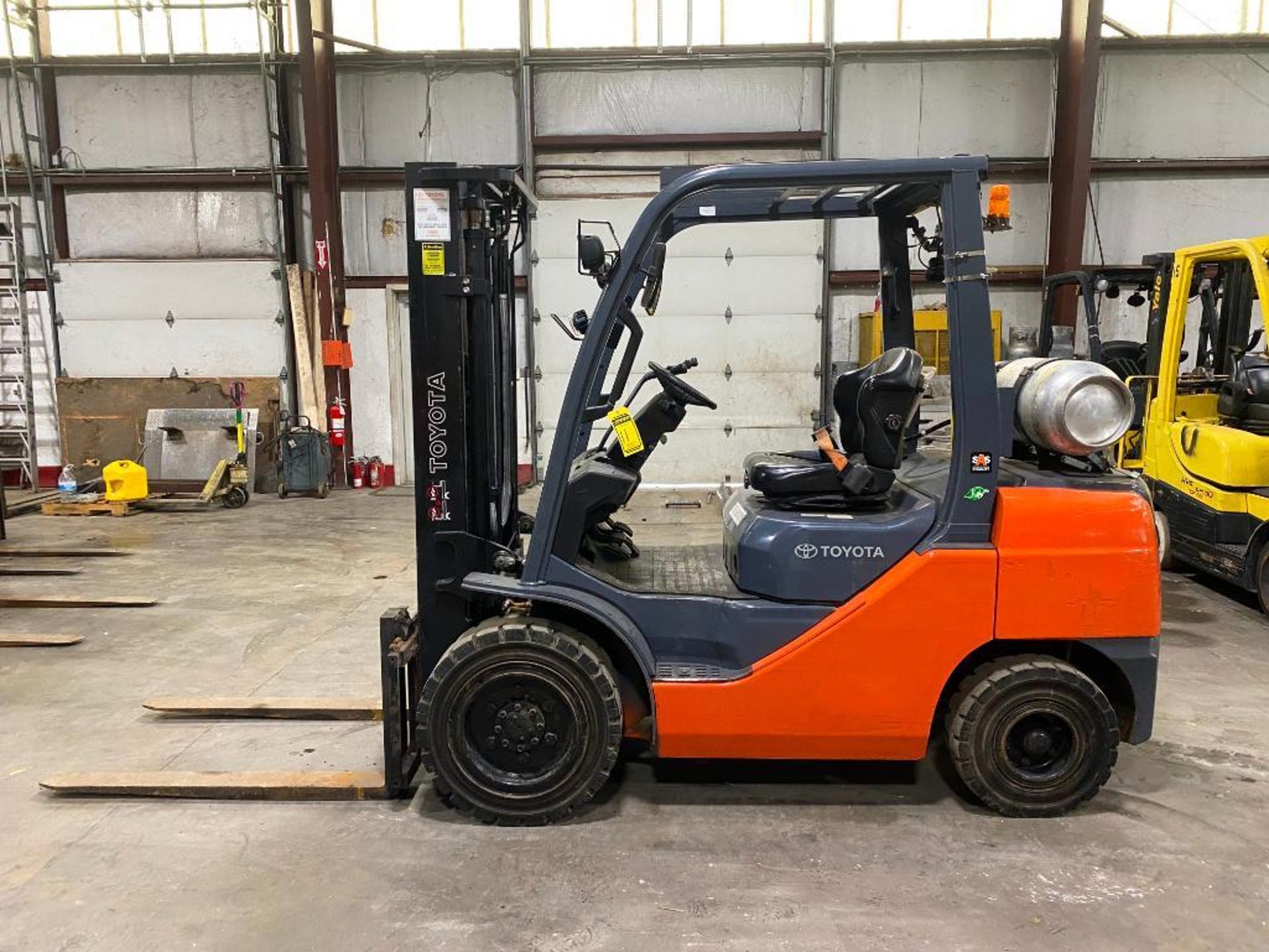 2015 Toyota 6,000-LB. Capacity Forklift, Model 8FGU30, S/N 64348, LPG, Solid Pneumatic Tires, 2-Stag