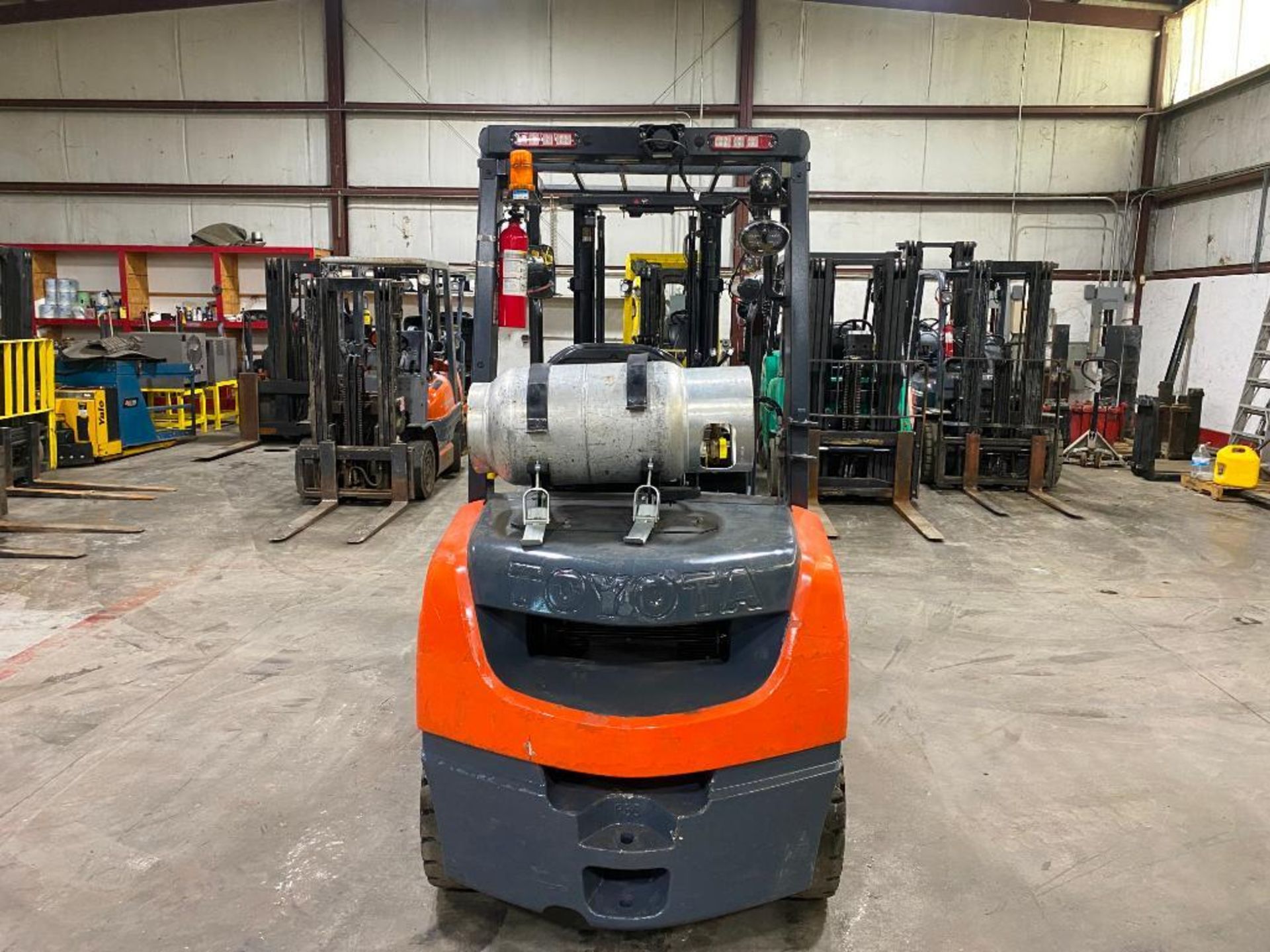 2015 Toyota 6,000-LB. Capacity Forklift, Model 8FGU30, S/N 64348, LPG, Solid Pneumatic Tires, 2-Stag - Image 4 of 5