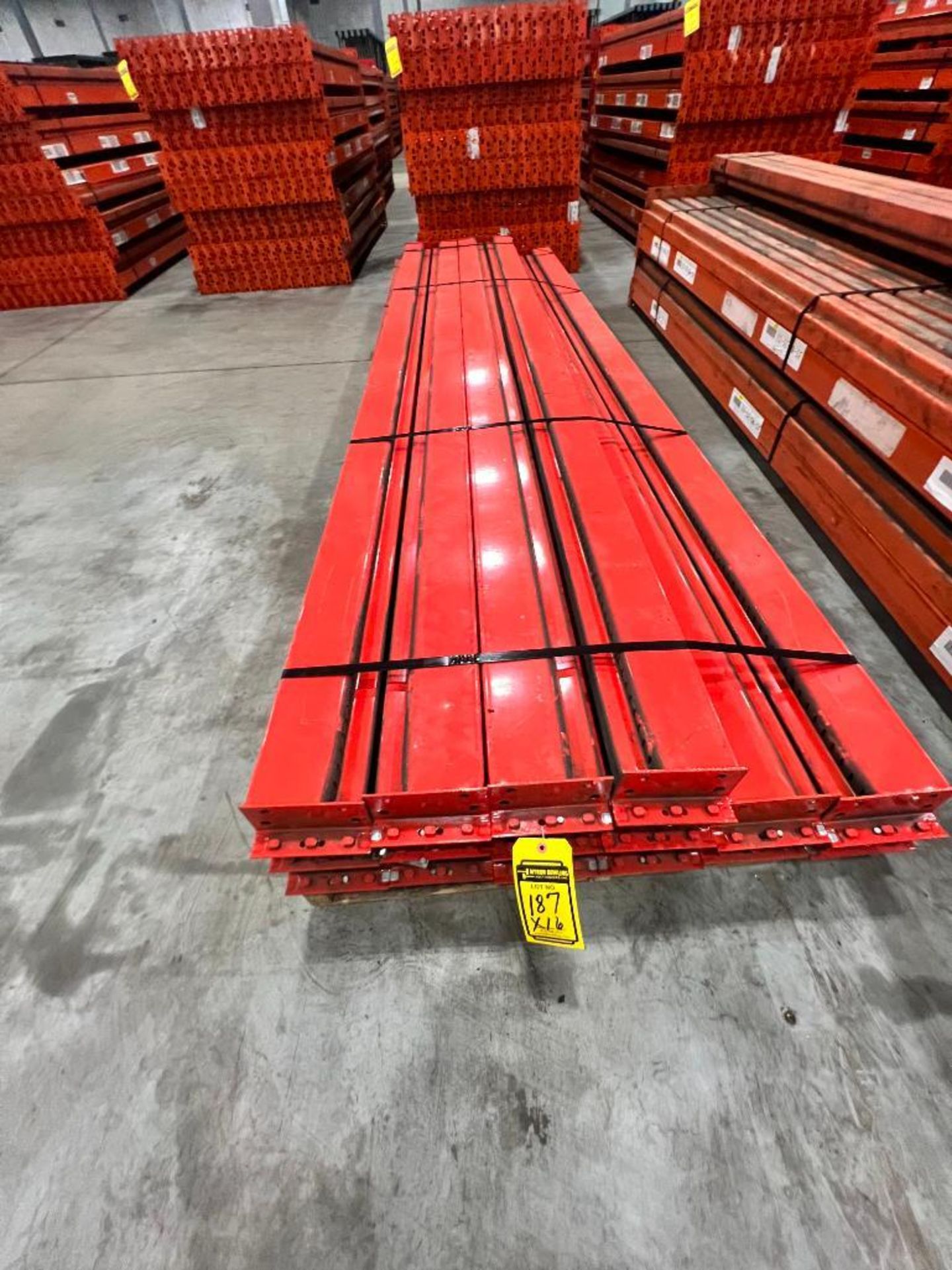 (16x) Teardrop Step Beams, 144" X 4.5" ($35 Loading fee will be added to buyers invoice)