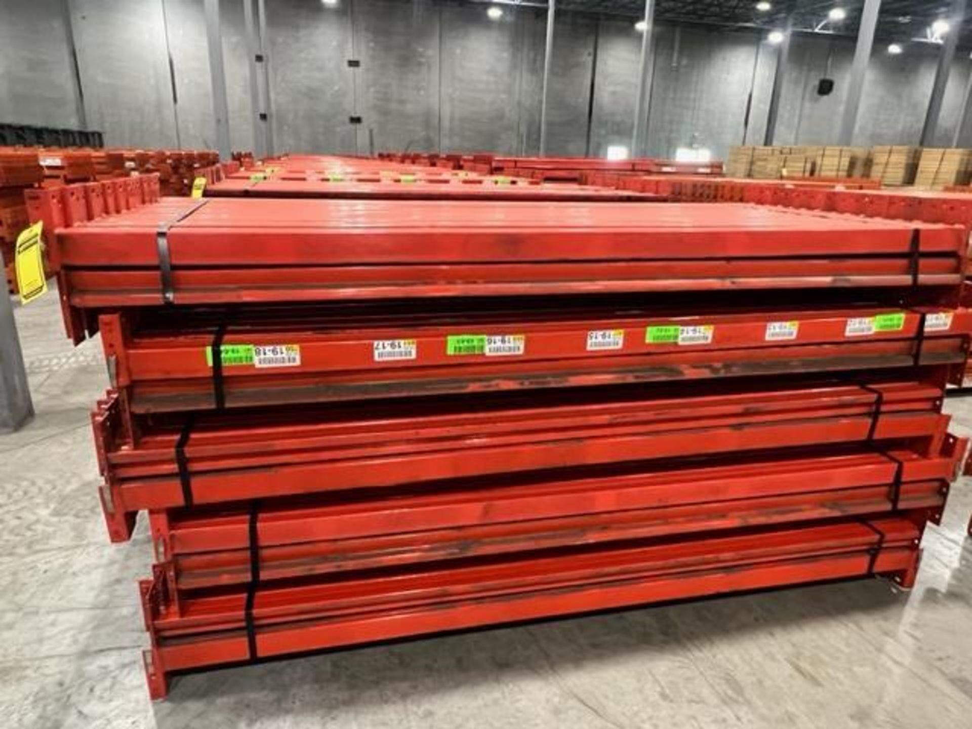 (140x) Teardrop Step Beams, 96" x 3" ($75 Loading fee will be added to buyers invoice)