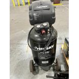 Husky 30-Gallon Air Compressor, 175 PSI, 1.7 HP, Model C303H, S/N 2004181