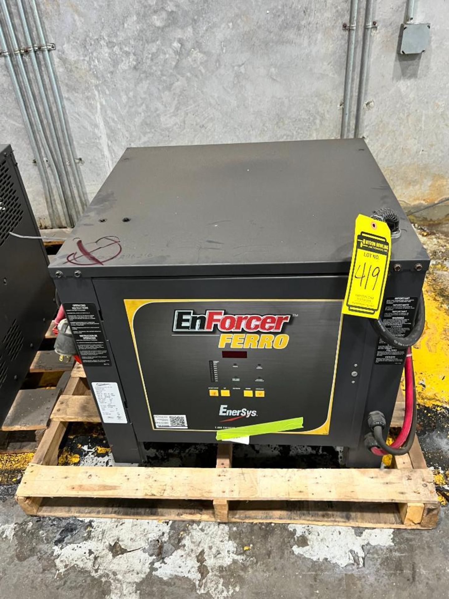 Enersys Enforcer Ferro 24 Battery Charger, Model EF3-12-865, S/N GE33392 ($25 Loading fee will be ad - Image 2 of 3