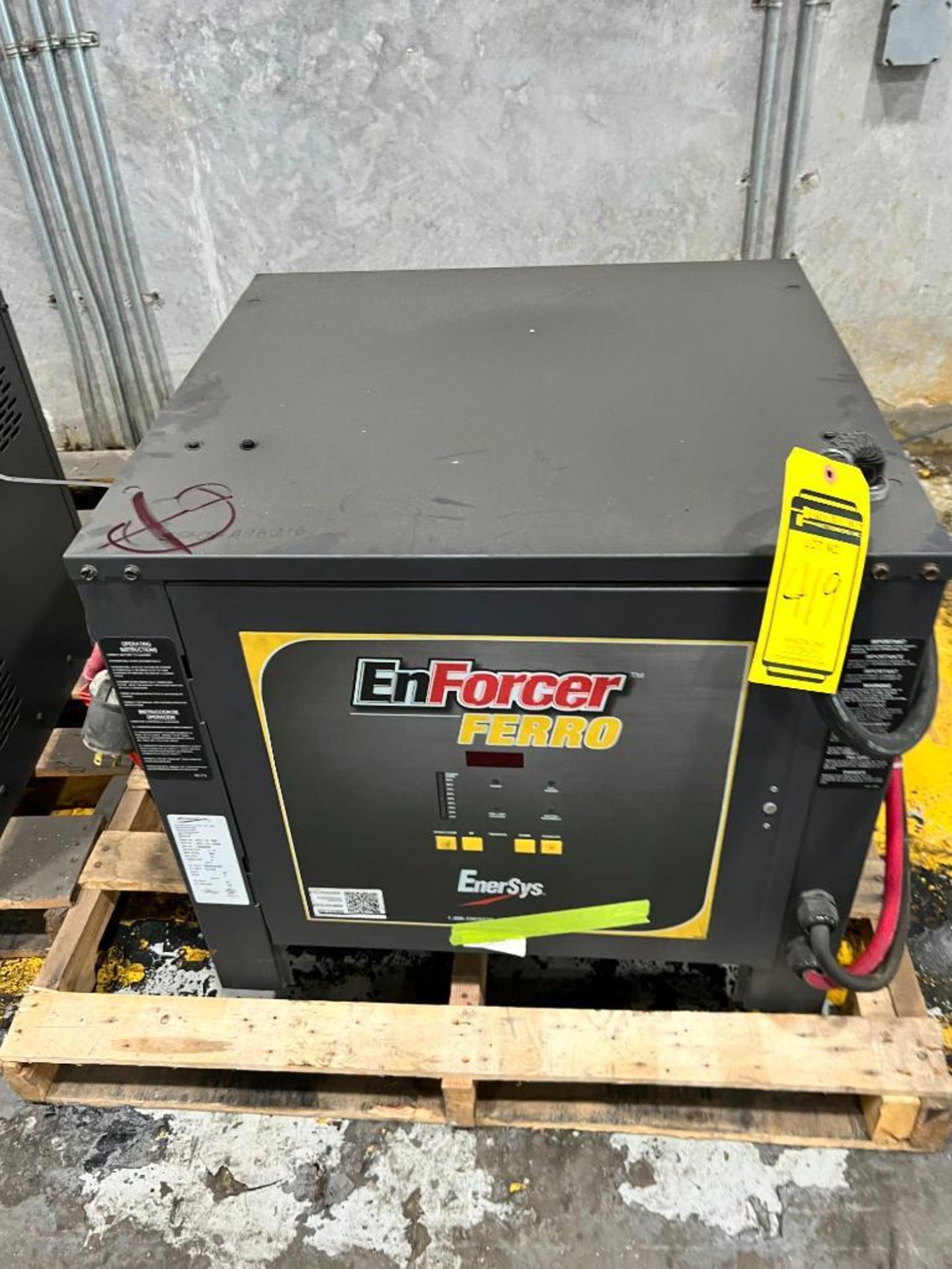 Enersys Enforcer Ferro 24 Battery Charger, Model EF3-12-865, S/N GE33392 ($25 Loading fee will be ad