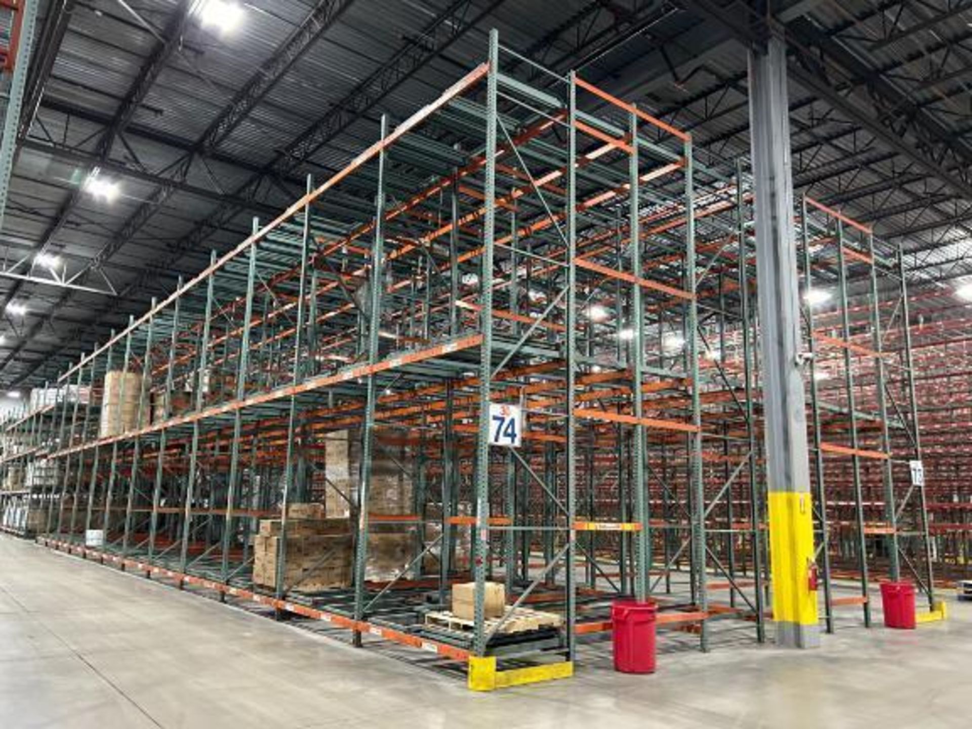 (1,500) Bays of INTERLAKE Teardrop Pallet Rack - Mostly 42" D x 25' T - Image 2 of 5