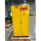 Justrite Flammable Liquid Storage Cabinet 60-Gallon Capacity ($15 Loading fee will be added to buyer