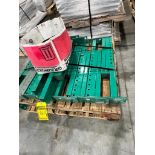 Teardrop Pallet Rack Replacement/Repair Legs, Single Leg ($25 Loading fee will be added to buyers in