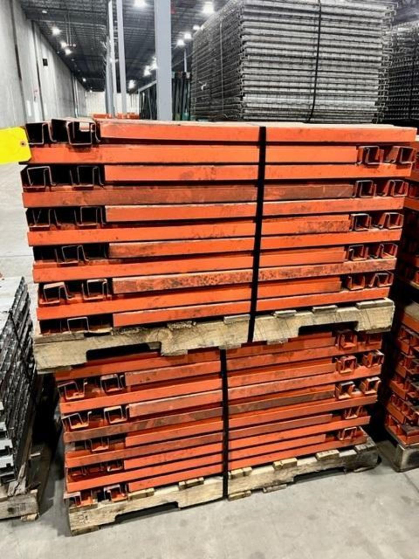 Pallet of 42" Deep Steel Pallet Supports ($25 Loading fee will be added to buyers invoice)