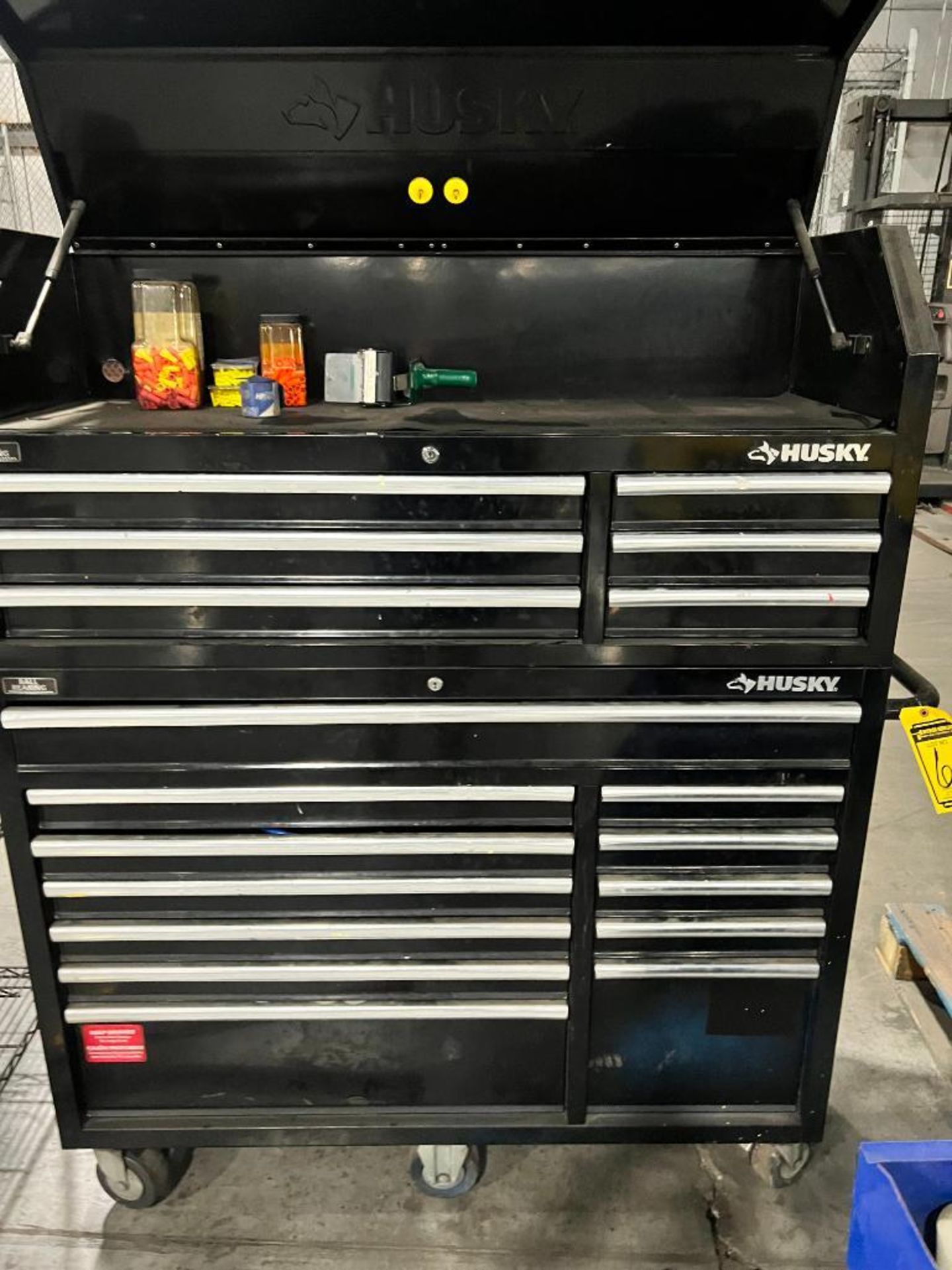 Husky 18 Ball Bearing Drawer Rolling Toolbox w/ Content ($25 Loading fee will be added to buyers inv - Image 2 of 19