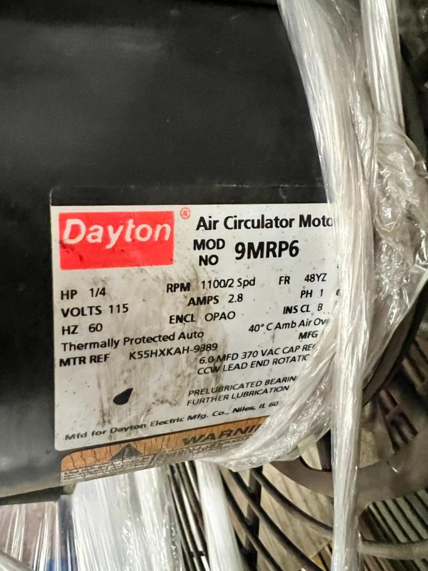 Dayton 24" Blade Mounting Fan - Image 2 of 2