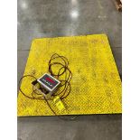 Floor Scale w/ Rice Lake Weighing Digital Readout ($15 Loading fee will be added to buyers invoice)