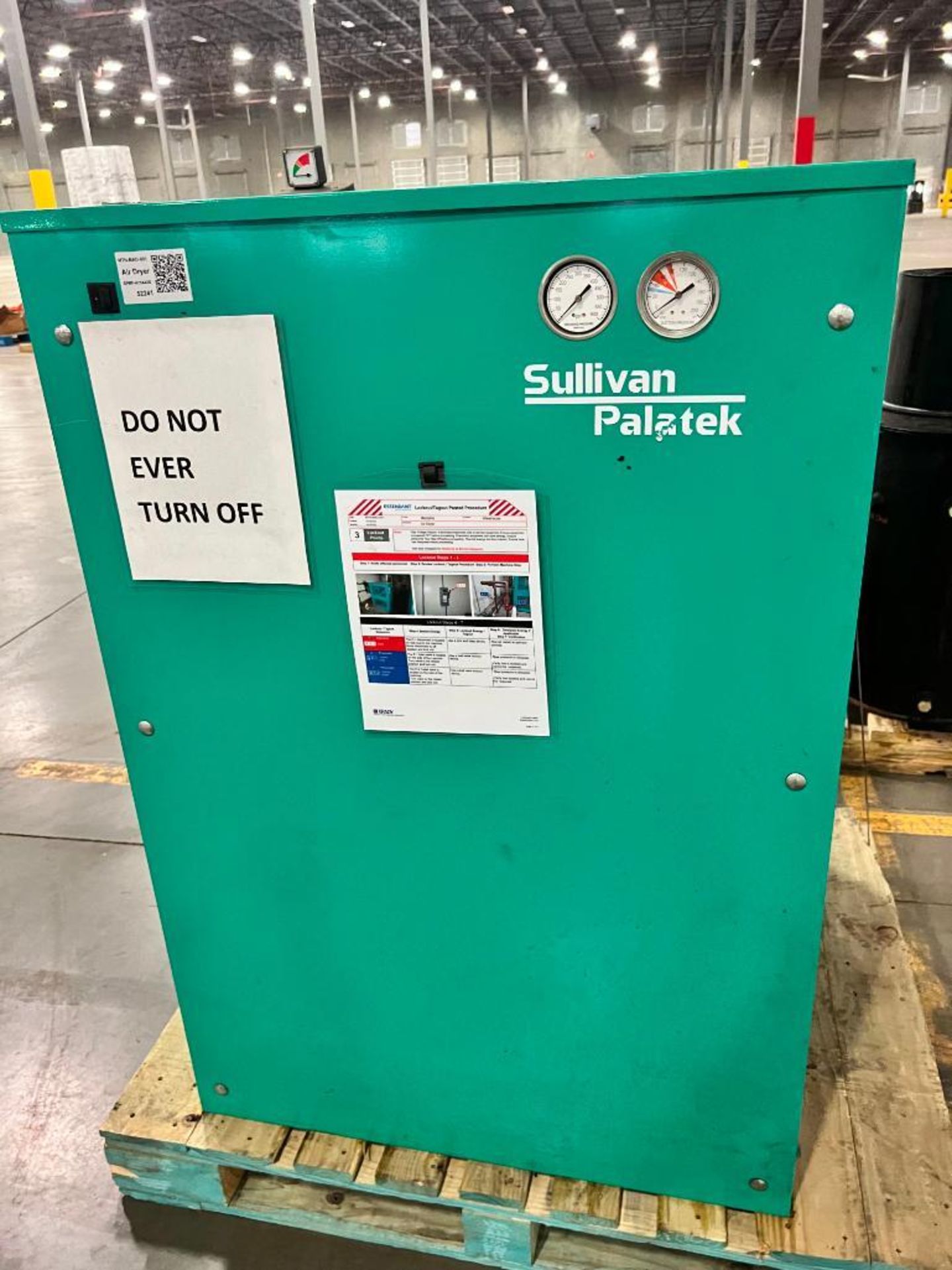 2016 Sullivan-Palatek Compressed Air Dryer, 4EU6, Model SPRF-470A-436 ($25 Loading fee will be added